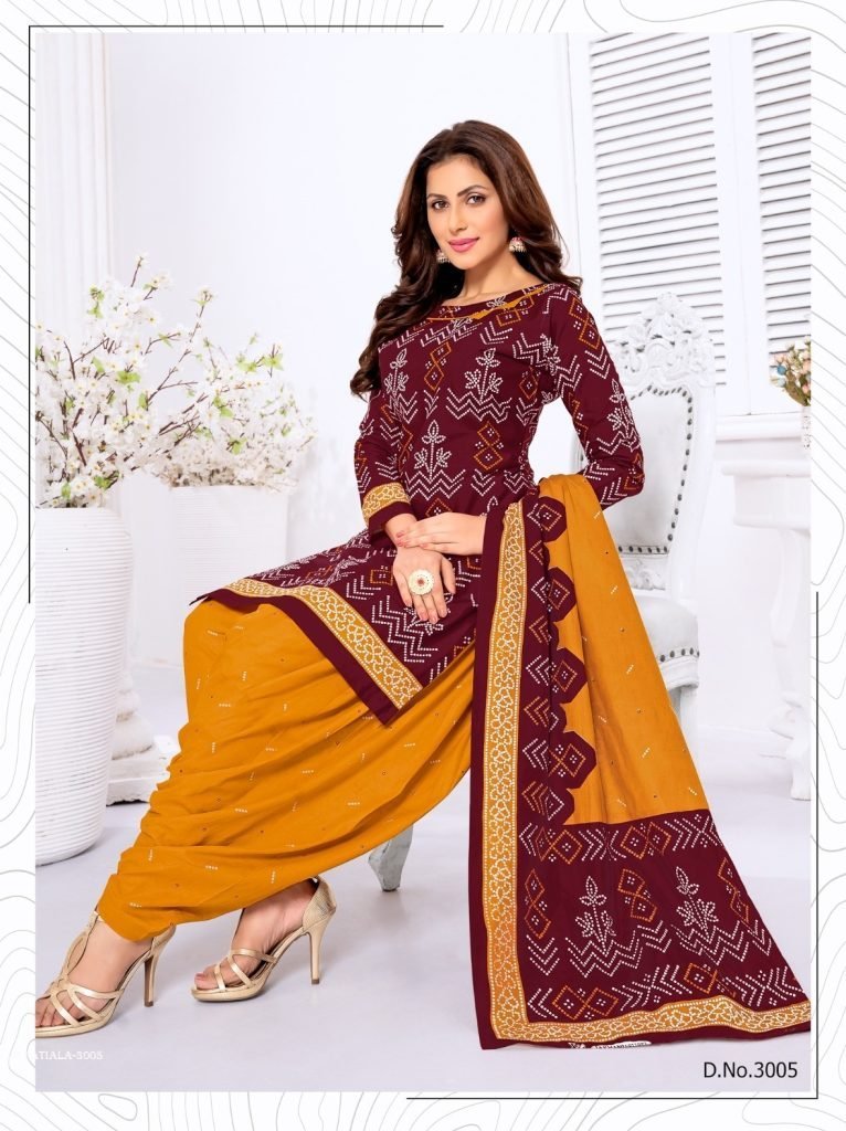 maroon and orange pure cotton 1712059684 Maroon And Orange Pure Cotton Readymade Printed Patiala Suits