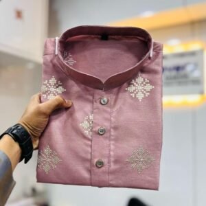 Men Ethnic Soft Silk Kurta With Pajama