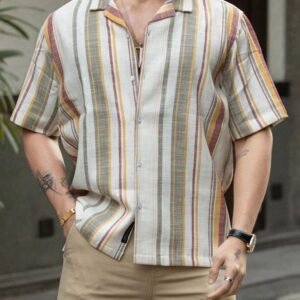 Men Half Sleeve Heavy Cotton Shirts