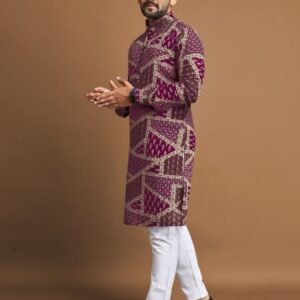 Fancy Soft Cotton Mens Kurta Pajama Set