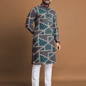 Men Soft Cotton Rama Kurta With Pyjama Set