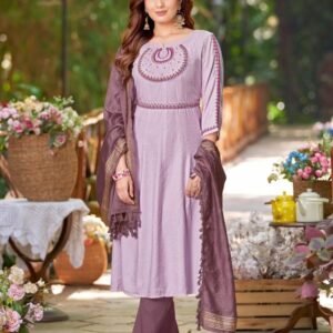 Mittoo Brand Present Madhuvan Rayon Handwork Ready Made Suit