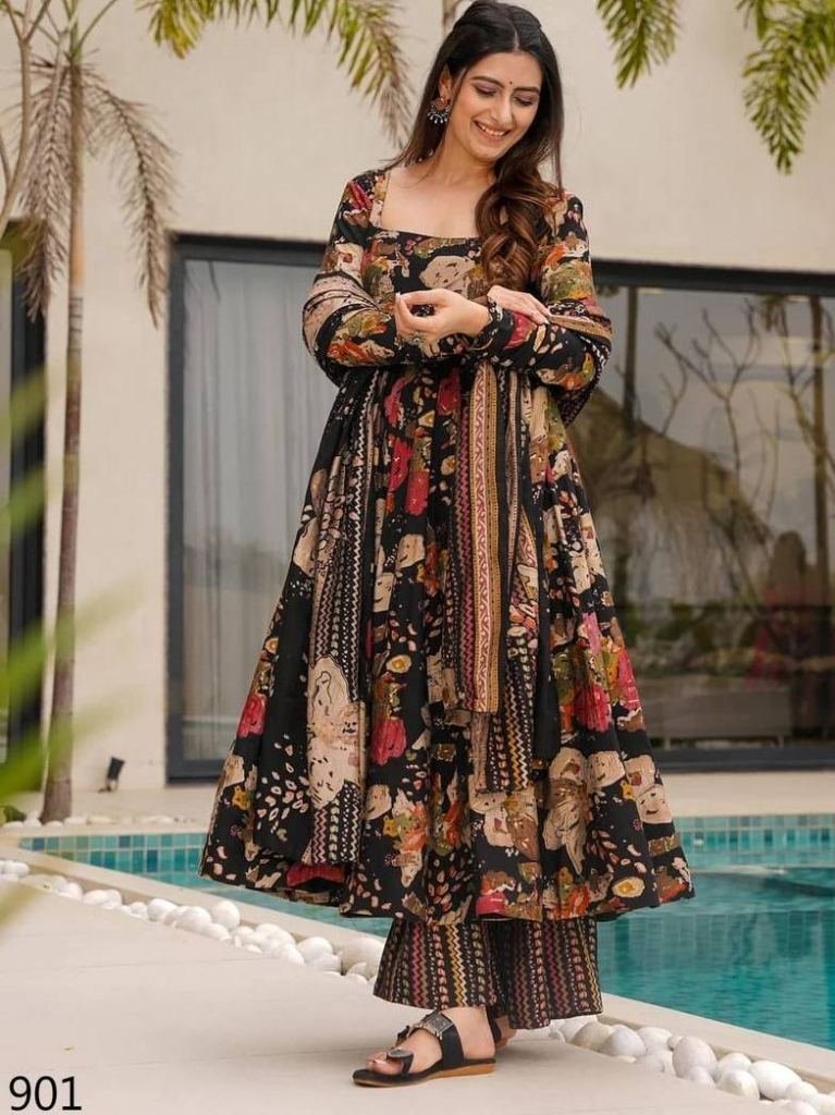 mul cotton digital printed pal 1749041608 Mul Cotton Digital Printed Palazzo Suit