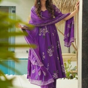 Mulmul Cotton Palazzo Suit With Vibrant Digital Prints