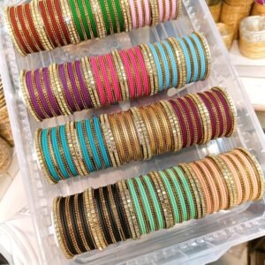 Multi 12 Color Bangles Set B