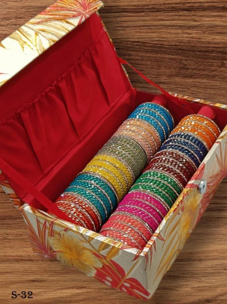 multi color multi dotted velve 1721717047 Multi Color Multi Dotted Velvet Bangles