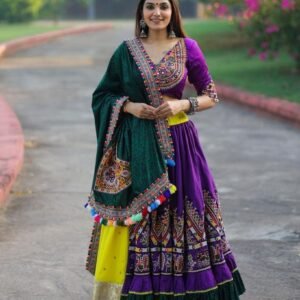 Multi Colour Chaniya Choli With Fancy Digital Print Work