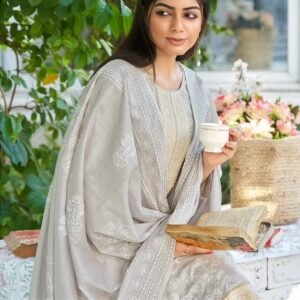 Mumtaz Arts Presents Suhane Pal lawn Digital Printed Ready Made Suit