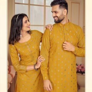 Muster Couple Dream V 2 Pure Cotton Kurta With Payjama