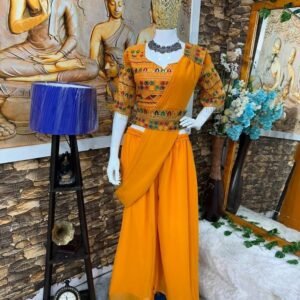 Muster Uniqe Georgette Sequence Sharara Suits With Blouse And Dupatta