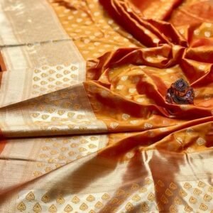 Muster Vani Butta Pure Banarasi Silk Saree