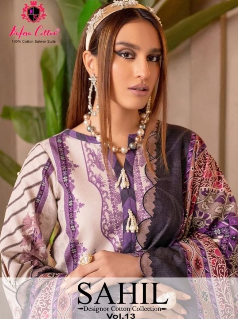 nafisha cotton present sahil d 1713176952 Nafisha Cotton Present SAHIL DESIGNER COTTON COLLECTION VOL 13 Dress Material For Women
