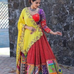 Navratri Special Digital Printed Multi Colour Chaniya Choli