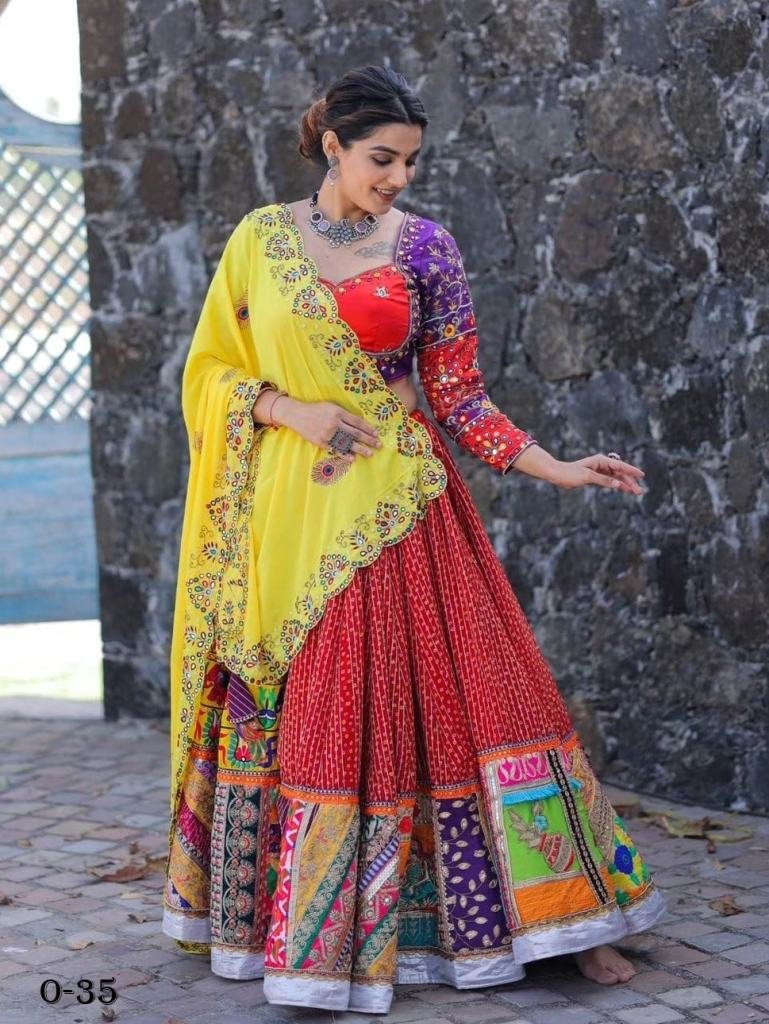 navratri special digital print 1722690901 Navratri Special Digital Printed Multi Colour Chaniya Choli