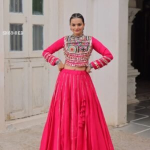 Kutchi Work Navratri Lehenga Choli For Festival