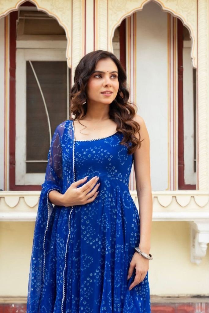 navya georgette anarkali dupat 1746183664 Designer Navya Georgette Anarkali Suit