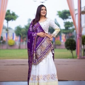 New Arrival Digital Printed Muslin Cotton Lehenga Choli