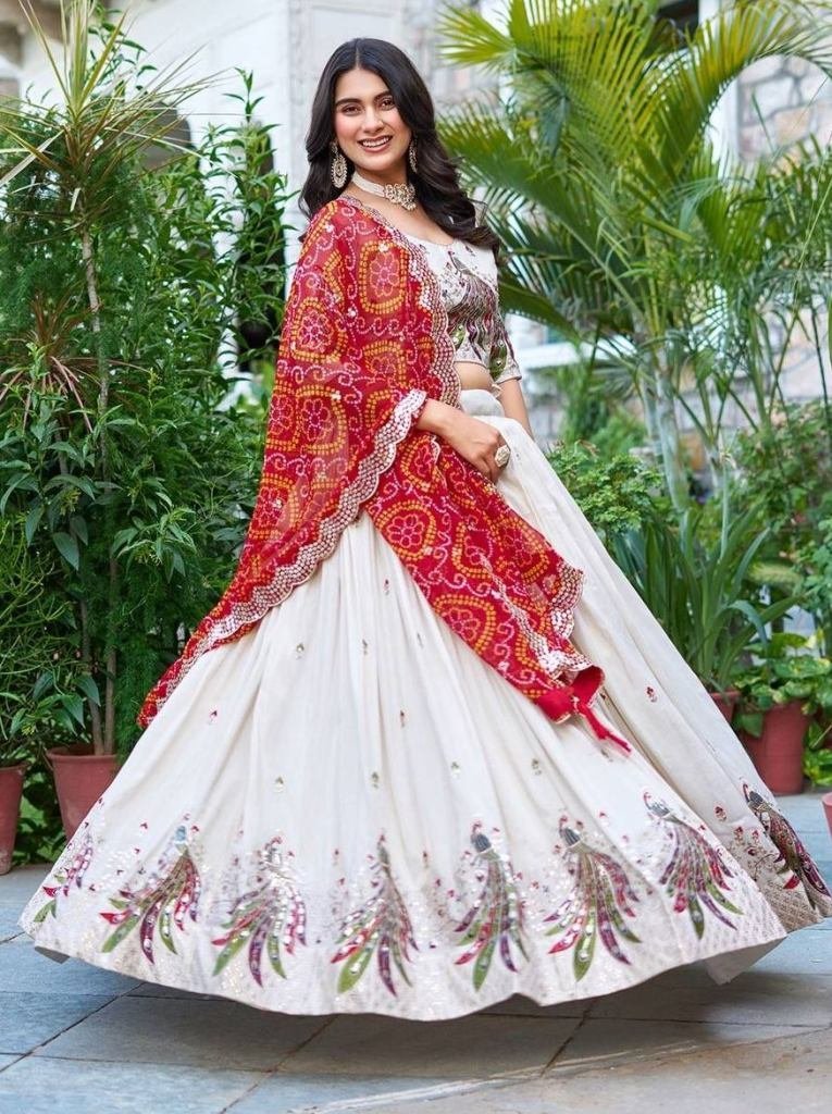 new arrival heavy peacock embr 1747386448 New Arrival Heavy Peacock Embroidery Sequence Work Lehenga Choli