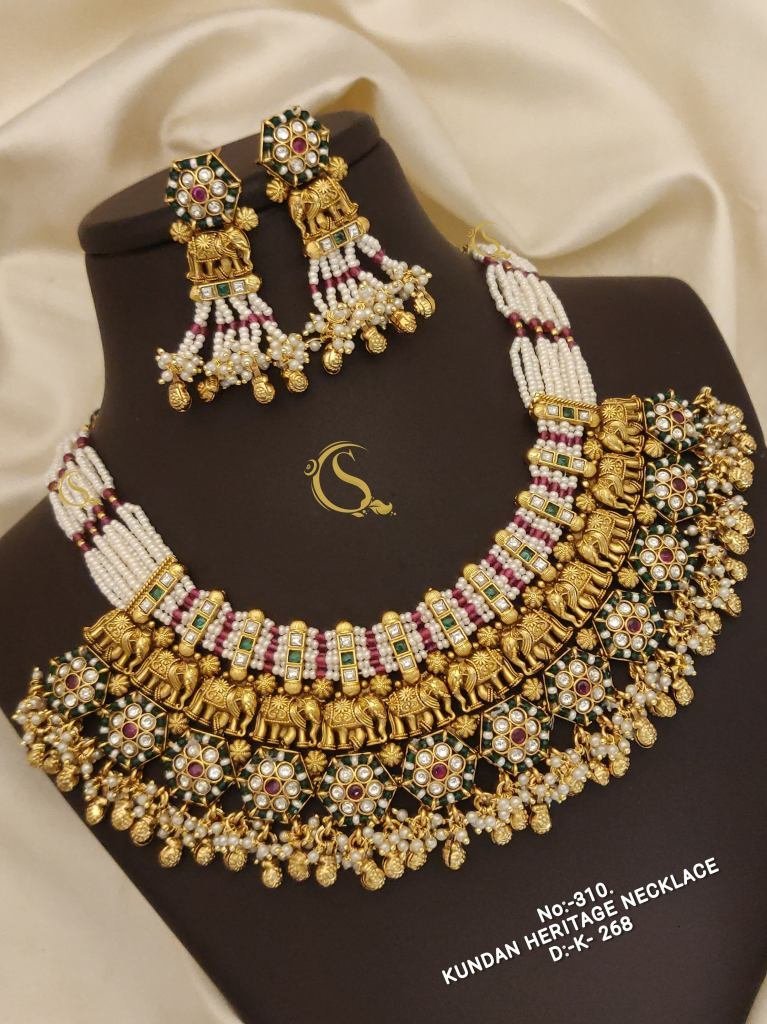 new arrival kundan heritage ne 1747393578 New Arrival Kundan Heritage Necklace