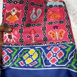New Bandhani Pink Saree