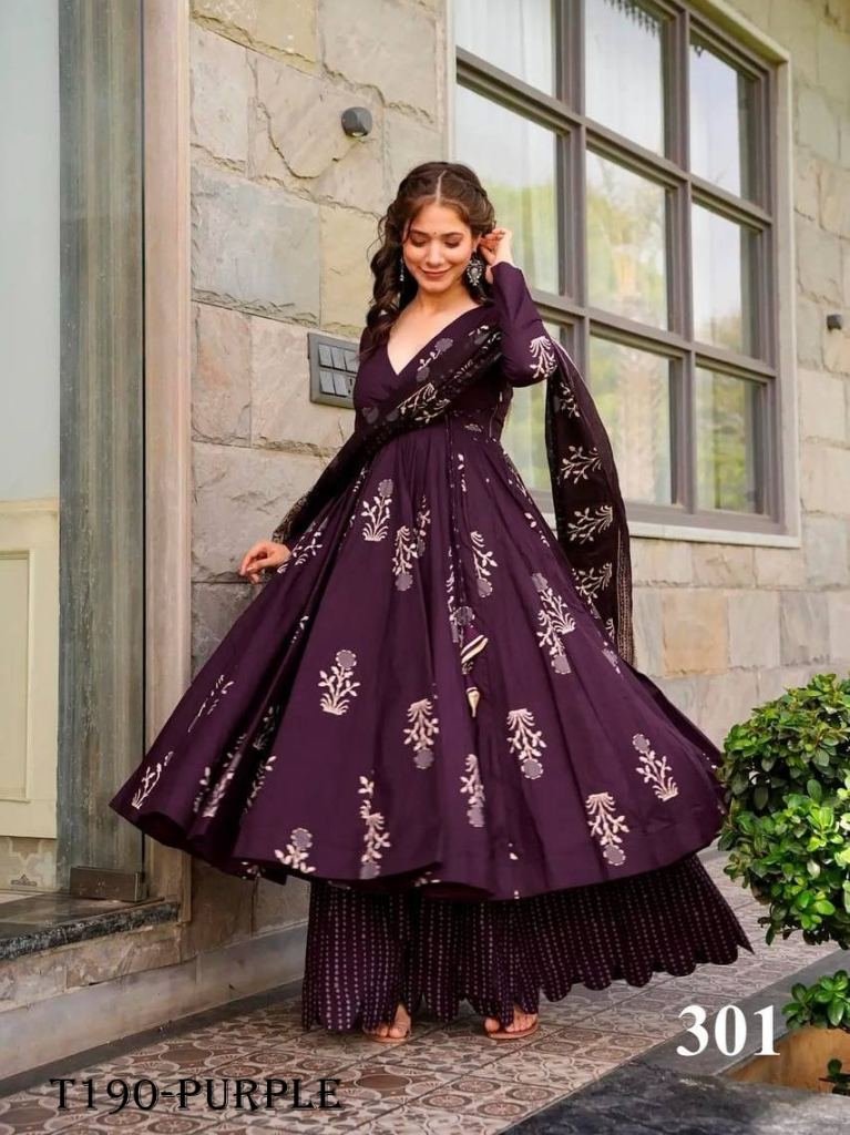 new beautiful purple pure musl 1720499638 New Beautiful Purple Pure Muslin With Digital Print Kurti Dupatta Set