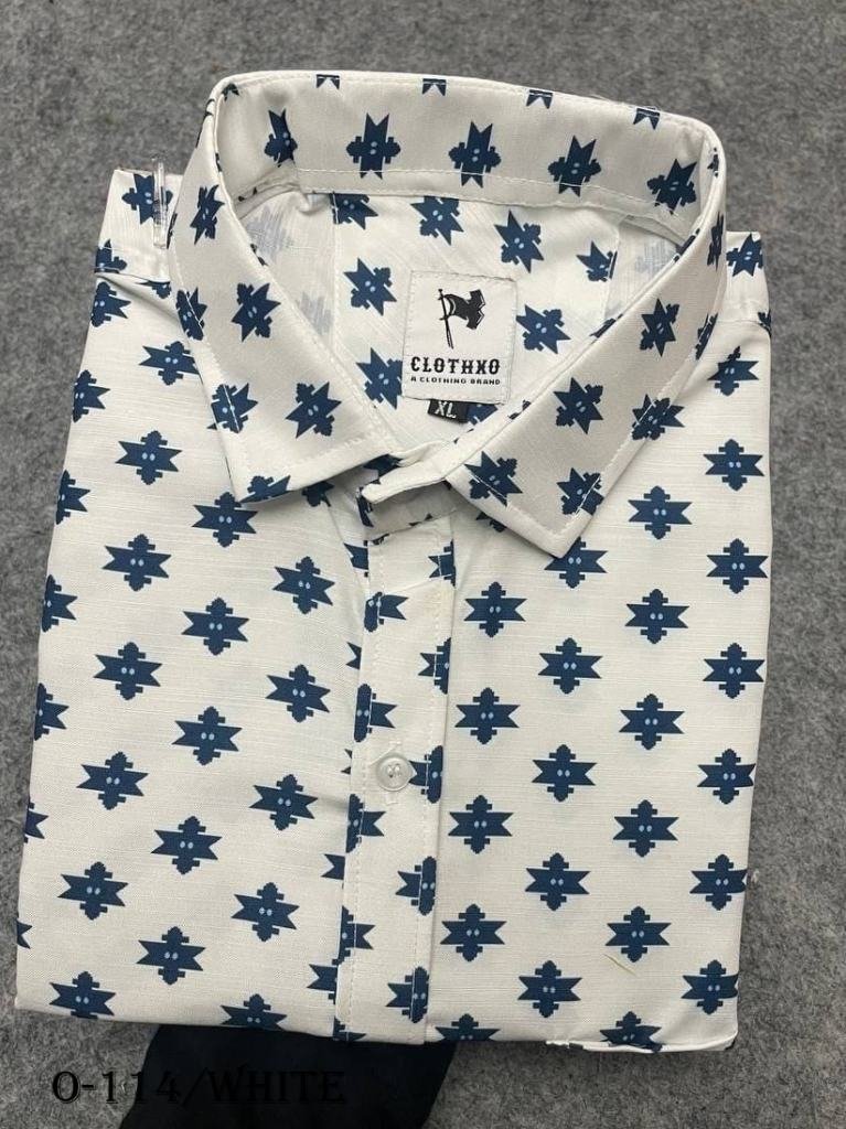 new design cotton half sleeves 1725363899 Cotton Half Sleeves White Shirt