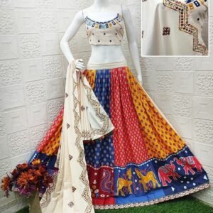 New Fancy Multi Color Muslin Cotton Chaniya Choli