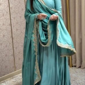 New French Anarkali Turkish Suit and Dupatta