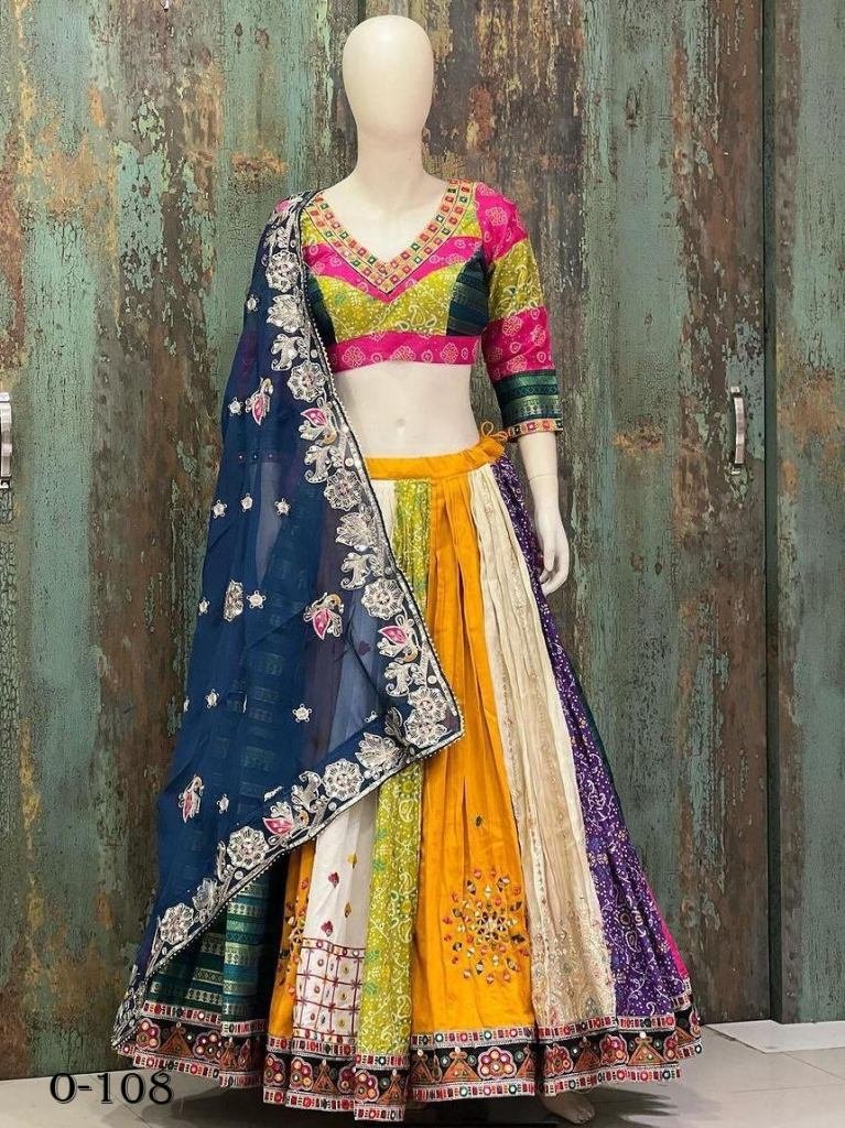 new printed muslin cotton mix 1725353720 New Printed Muslin Cotton Mix Colour Lehenga Choli
