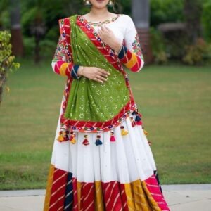 New Rayon With Printed Multi Colour Chaniya Choli