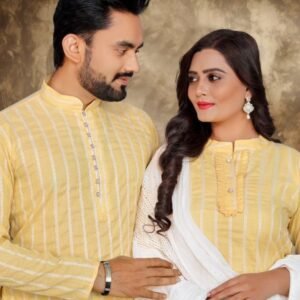 New Yellow Stylish Cotton Couple Combo