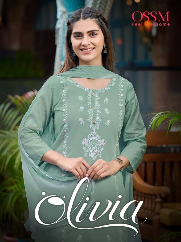 olivia premium quality mul cot 1710832750 OLIVIA Premium Quality Mul Cotton Kurti Pant Set with Dupatta