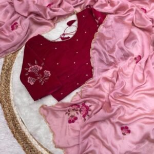 Onion Exclusive Bollywood Two Ton Rangoli Silk Saree With Readymade Blouse