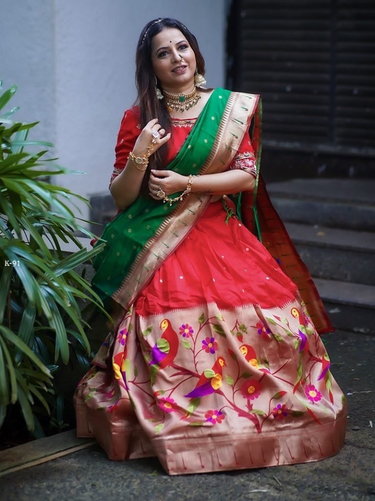 paithani lehenga choli handcra 1735035463 Paithani Lehenga Choli Handcrafted Elegance For Indian Weddings
