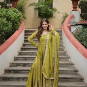 Parrot Exclusive Premium Designer Readymade Top Sharara Suits With Fancy Dupatta