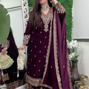 Party Wear Collection of Kurti Palazzo with Dupatta