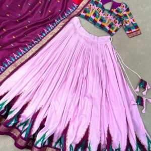 Party Wear Purple Lehenga Choli With Heavy Dupatta