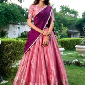 Party Wear Kanchipuram Lehenga Choli