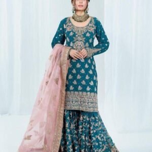 Party Wear Sequence Embroidery Work Sharara Suits