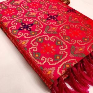 Rani Kamini Pure Soft Banarasi Patola Saree