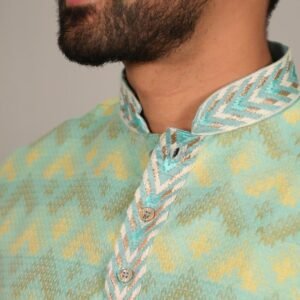 Pista Morpankh Soft J Card Men kurta with Payjama