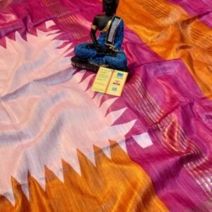 Plain Screen Printed Original Tussar Ghicha Silk Saree 24