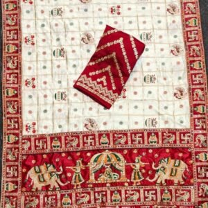 Premium Quality Heavy Multi Work Soft Silk Panetar Patola Sarees