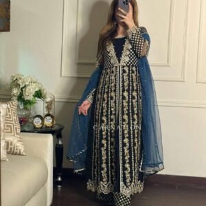 Presenting Heavy Georgette Anarkali Gown Set