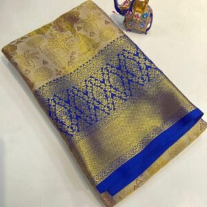 Priyamani Vol 17 Blue Pure Kanjivaram Silk Saree