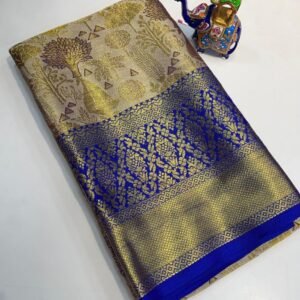 Priyamani Vol 17 Royal Blue Pure Kanjivaram Silk Saree
