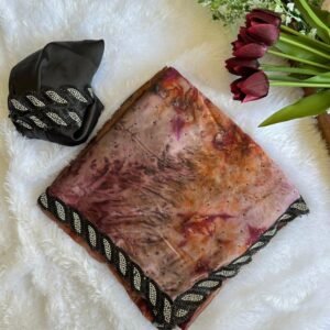Purple Party Wear Printed Chiffon Saree