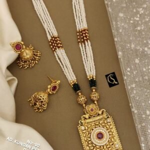 Rajwadi Style Ad Kundan Pendal Set