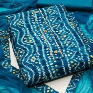 Rama Bandhani Bombay Cotton Printed Dress Material