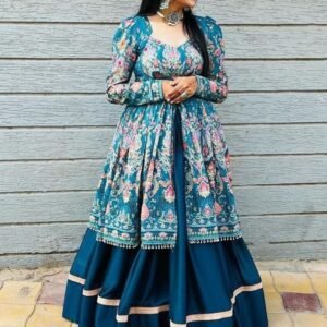 Rama Colour Fiyona silk Fancy Indo Western Lehenga Choli
